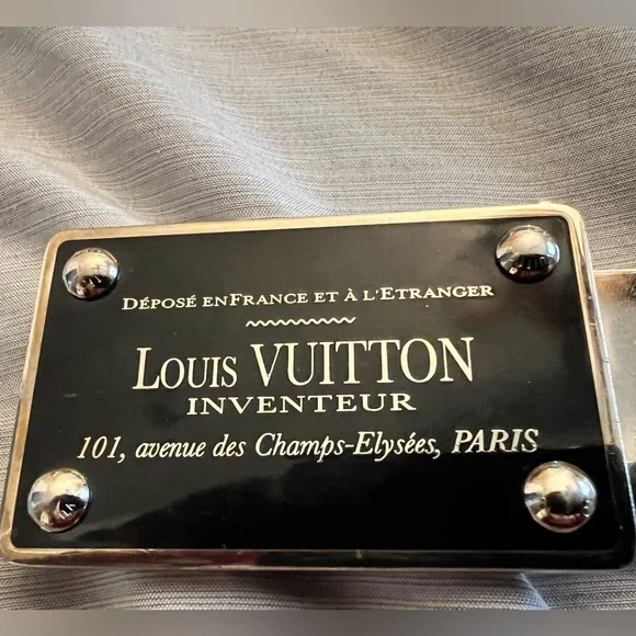 ❗️SOLD❗️Authentic Louis Vuitton Damier Graphite Canvas Inventeur Reversible Belt - Picture 8 of 10